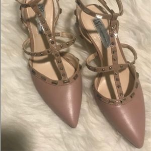 I.N.C. Carma Pointed Toe Studded Kitten Heel Pumps